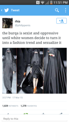 spaceshipofdinosaurs:  lastlips:feministwomenofcolor:No lies detected. Spread this like wildfire. - Mod KEdit: That’s a niqab y’all not a burqua, error on tweeters part. Forgot to include that.  bloody hell.  did white people really just appropriate