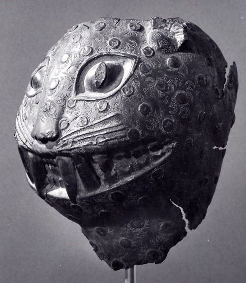 met-africa-oceania:Figure Fragment: Leopard Head, Arts of Africa, Oceania, and the AmericasThe Micha