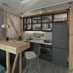 homedesigning:  (via 4 Small &amp; Beautiful Apartments Under 50 Square Meters) 