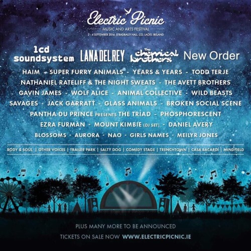 lanaismysoulmate:  Lana Del Rey will be headlining the Electric Picnic Festival in Ireland, Septembe