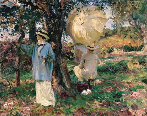 The Sketchers, John Singer Sargent, 1914