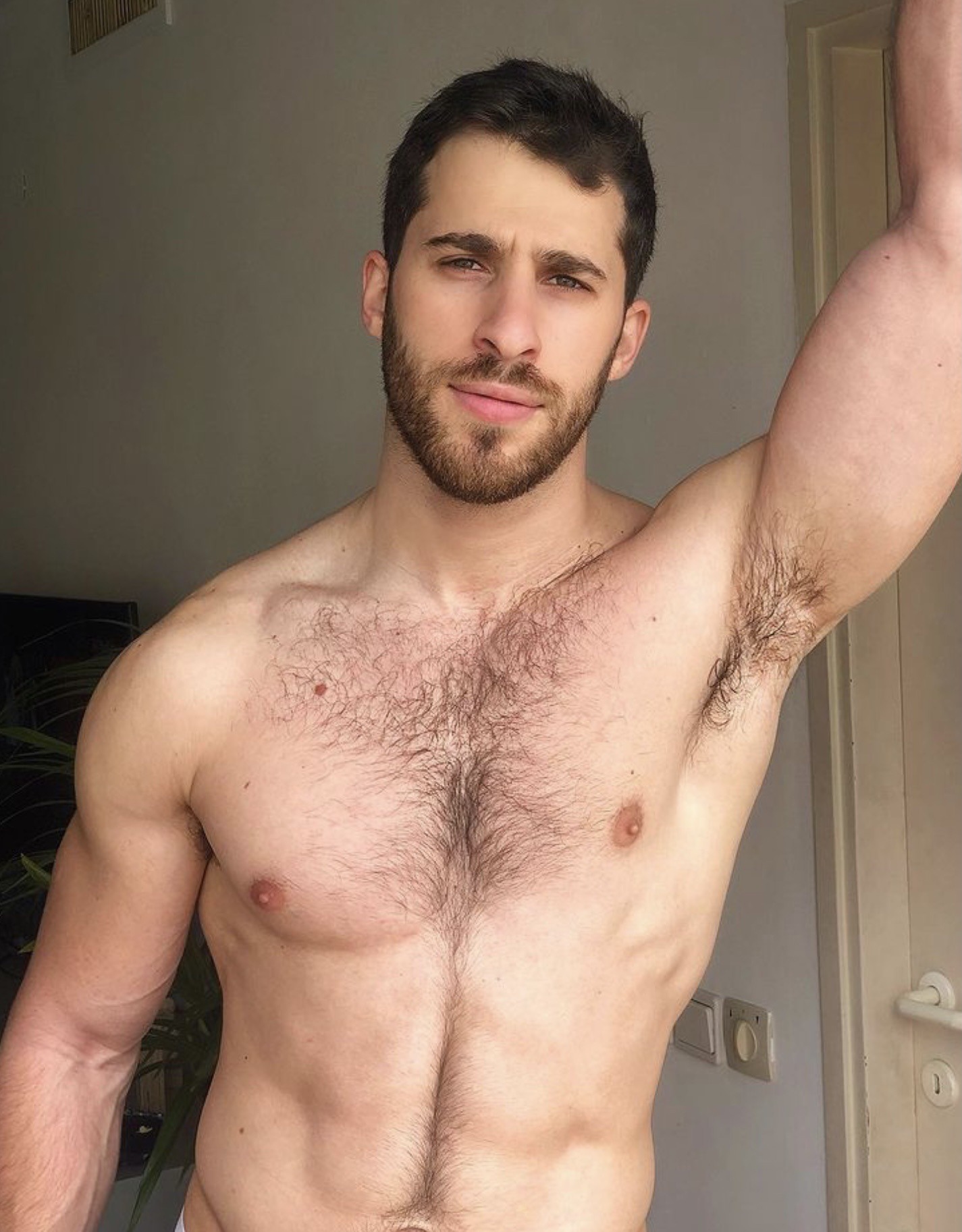 elnerdo19:The utterly gorgeous and scruffy, Razi Wahabi 💙🤍💙🤍💙🤍💙🤍💙🔥😍😍😘