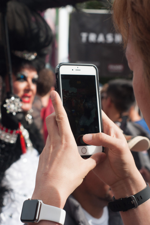Two watches. The phone. The magic. I love the Folsom Street Fair!!!