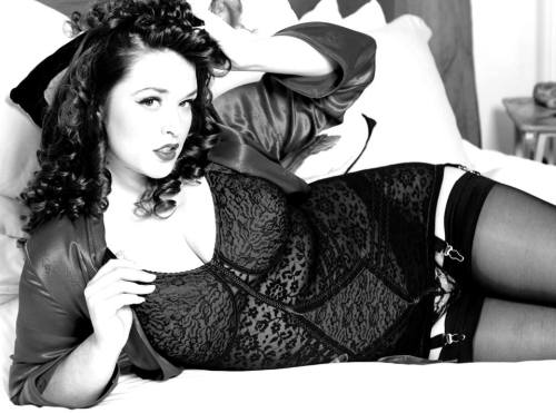 killerkurves:  Bianca Bombshell in Rago Lacette Corselette