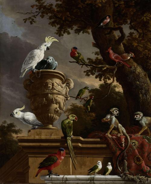 The Menagerie, Melchior d'Hondecoeter, 1690 [4453x5432]