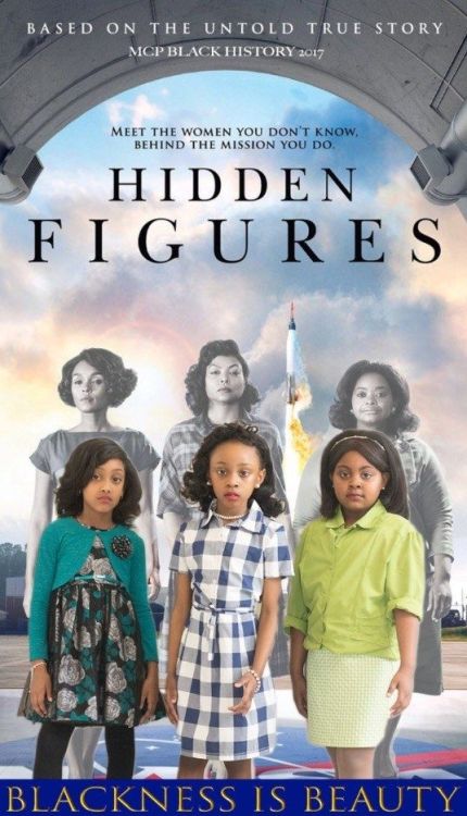 blackpornation: hustleinatrap: Black girls dressed as the ‘Hidden Figures’ cast for Blac