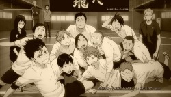 haikyuu-is-madness: This picture is one they will find in an old box in 20 years and cry.