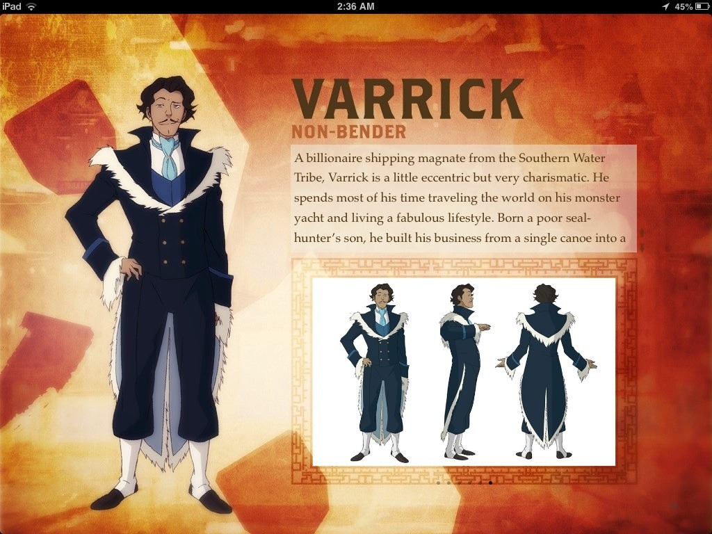 i-am-avatar-korra:  Book 2 Info from iBook 