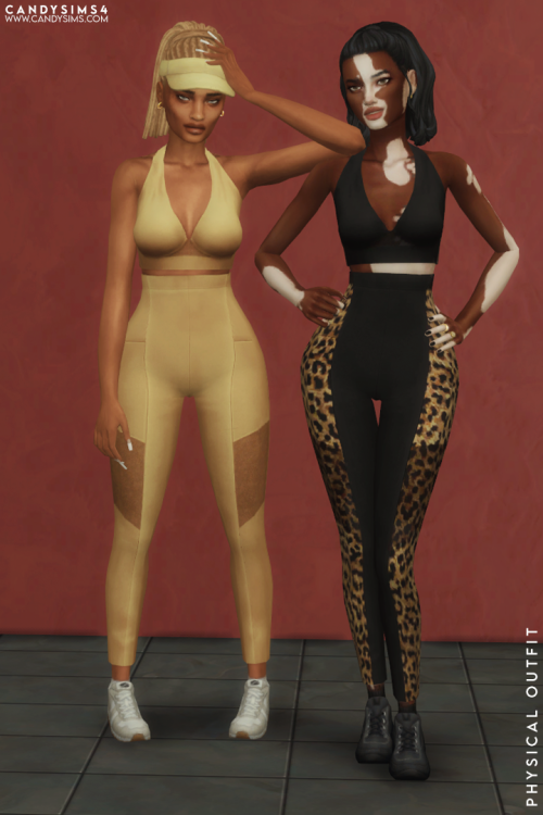 candysims4:PHYSICAL OUTFITA two-piece outfit made for the athletic category can easily be used when 