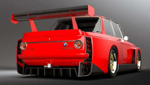 carsthatnevermadeitetc:  BMW 2002, 2019, by Gruppe5 Motorsport. The Indiana-based company has announced plans to build 300 restomod BMW 2002s. They will all be ungraded to use BMWs V10 engine from the E60 series M5, 100 will use a 5.9 litre version