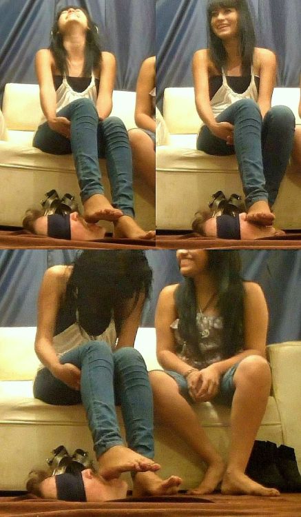 Head in the floor P.2Role play - Mexican girls & white boy: Pt.9.2 Lengua y pies :)