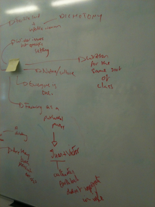 More Seminar Scriblings on Yerma: 19 Feb, 2013, 1pm