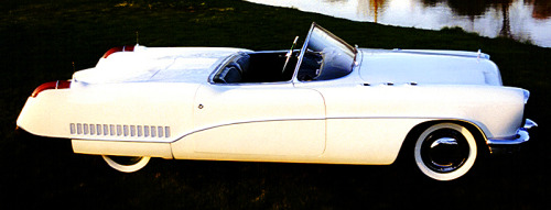 What a difference 69 years makes juxtaposition of Buick Wildcat Sports Convertible Concept, 1953 &am