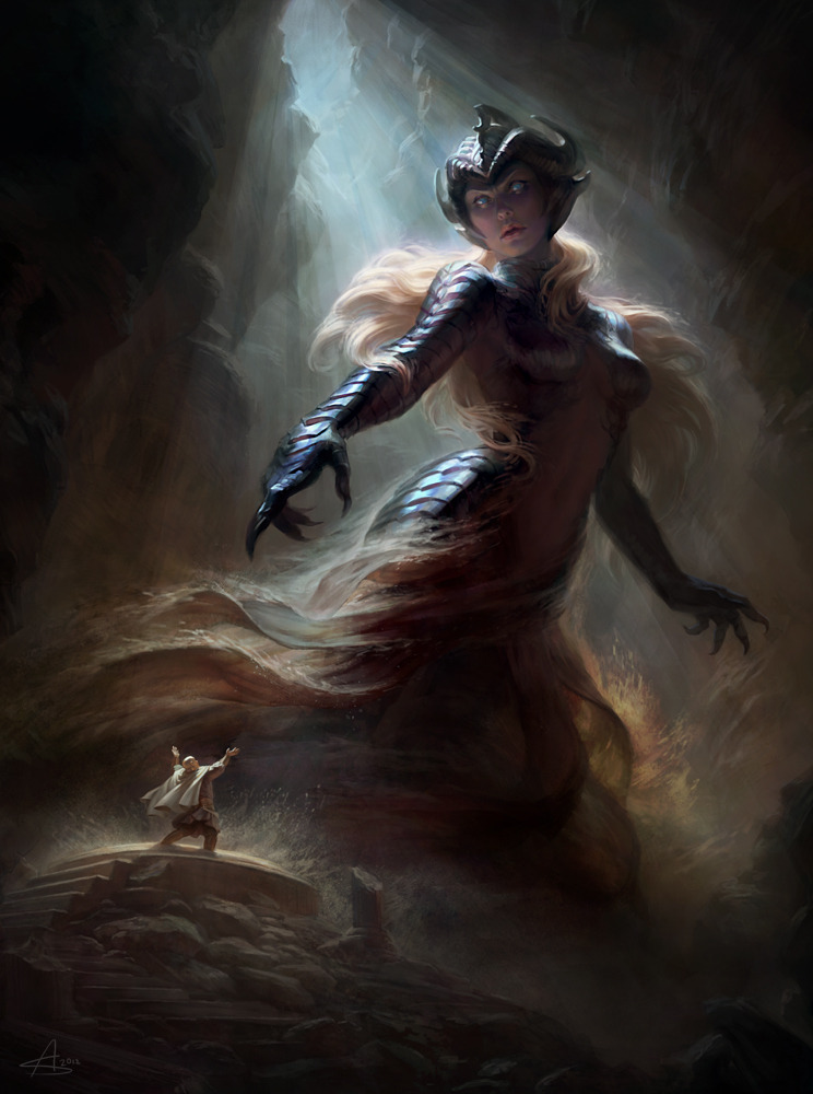 meanwhilebackinthedungeon:  — Anna Stienbauer The Summoning