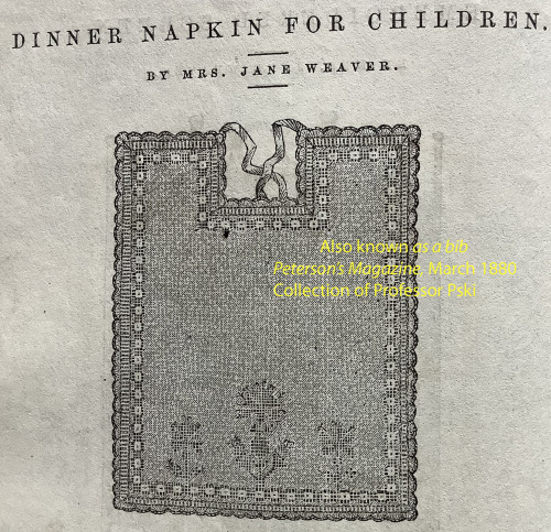 Dinner Napkin for Children, March 1880I am amazed at the hundreds of needlework projects which appea