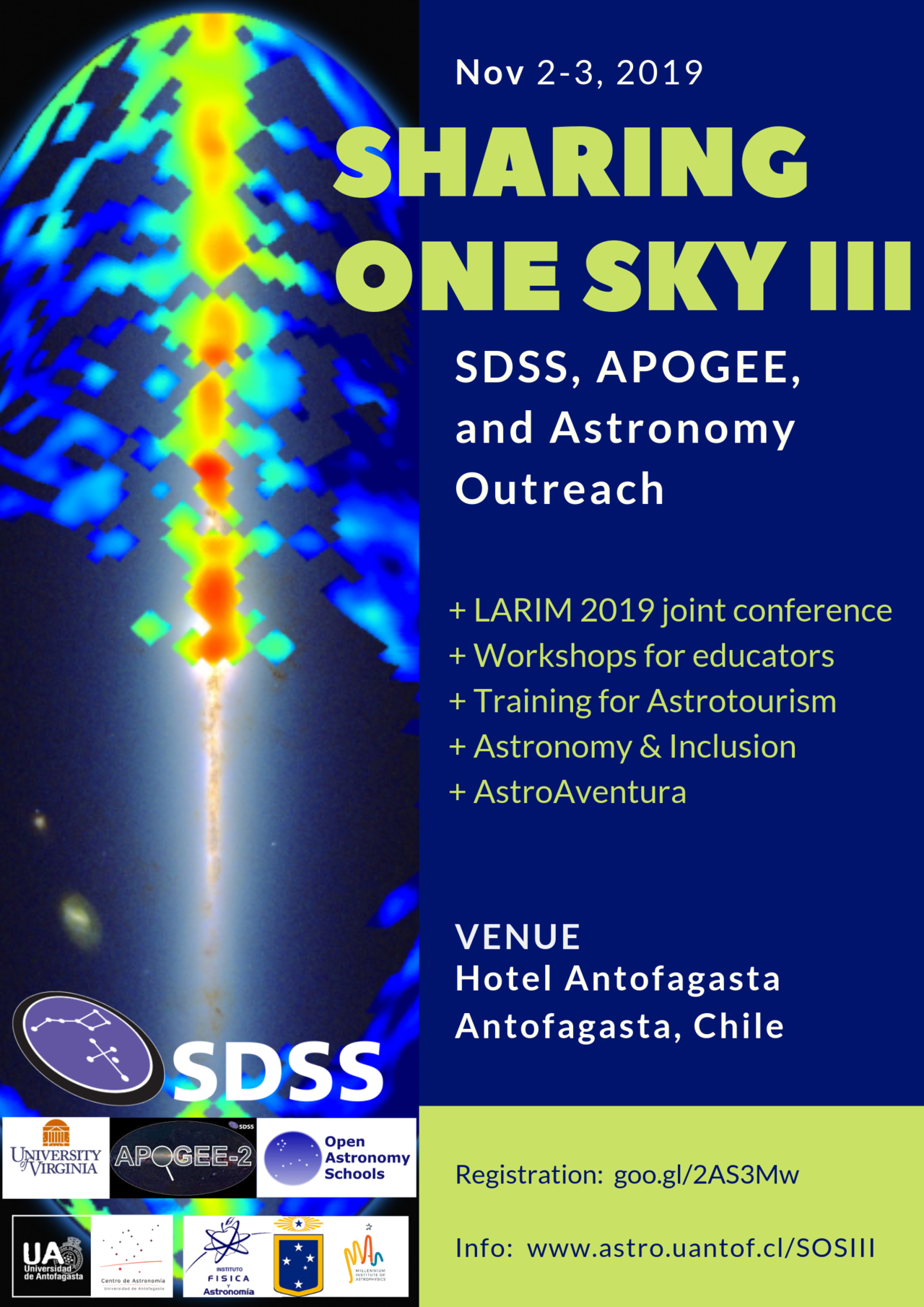 WORKSHOP OBJECTIVES
The focus of the workshop is astronomy education and public outreach, with a particular focus on sharing strategies and methods, creating cross-cultural and multi-lingual ventures, forming E/PO collaborations, and exploiting the...