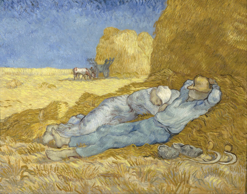 Noon - Rest from Work (after Millet), Vincent van Gogh, 1890-91