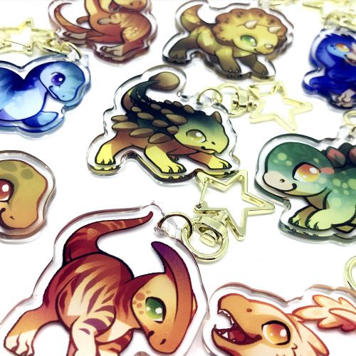 SHOP UPDATE Brand new keyrings are here, including dinosaurs and some Warrior Cats!WEBSHOP | 