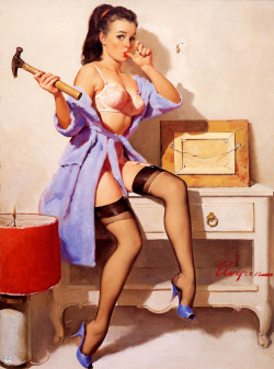 lesbeehive:  Les Beehive – Artist Gil Elvgren