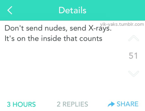 XXX yik-yaks:  Follow Yik-Yaks for more. photo