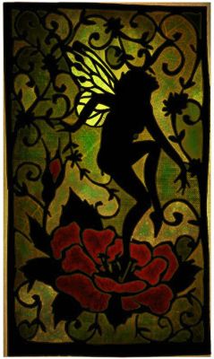 kira-from-the-forest:  Stained Glass Fairy