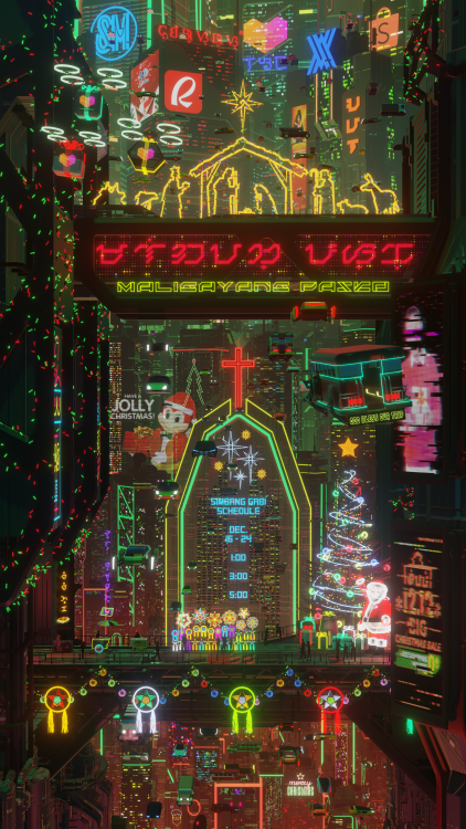 Maligayang Pasko at Manigong Bagong TaonFrom my cyberpunk megalopolis to yours 