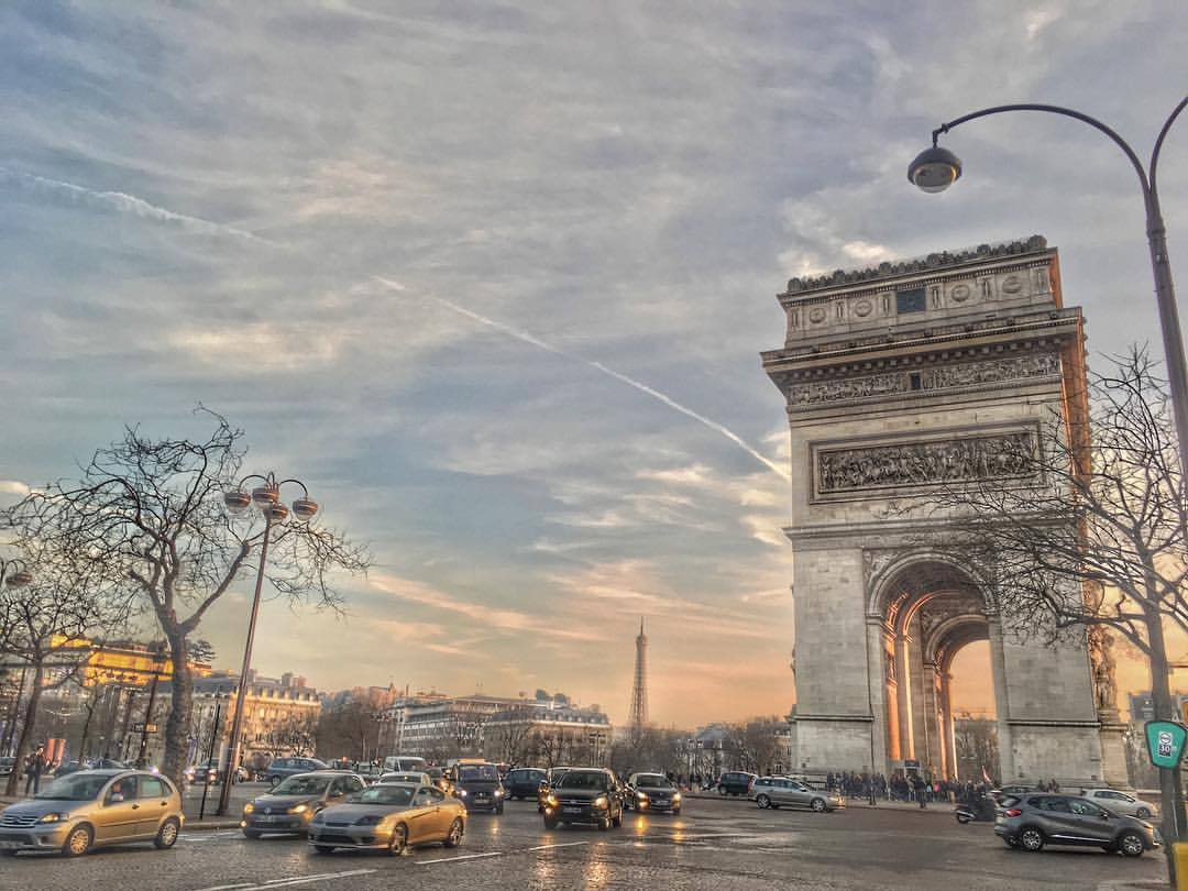 at Arc de Triomphe