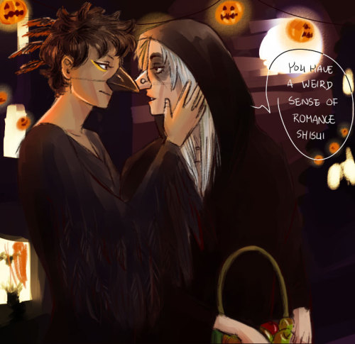 danicat91: After being told it’s never too early for Halloween so here ya gooo. A witch and his rav