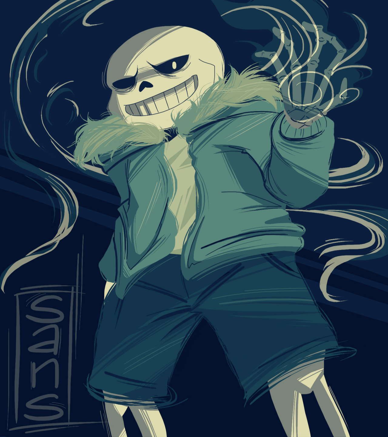 anotheramazedperson:  i loved sans even more after watching the genocide run tbh