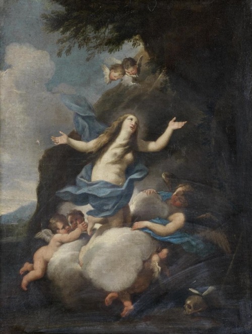 Luigi Garzi (1638-1721) “The Apotheosis of Saint Mary Magdalen”