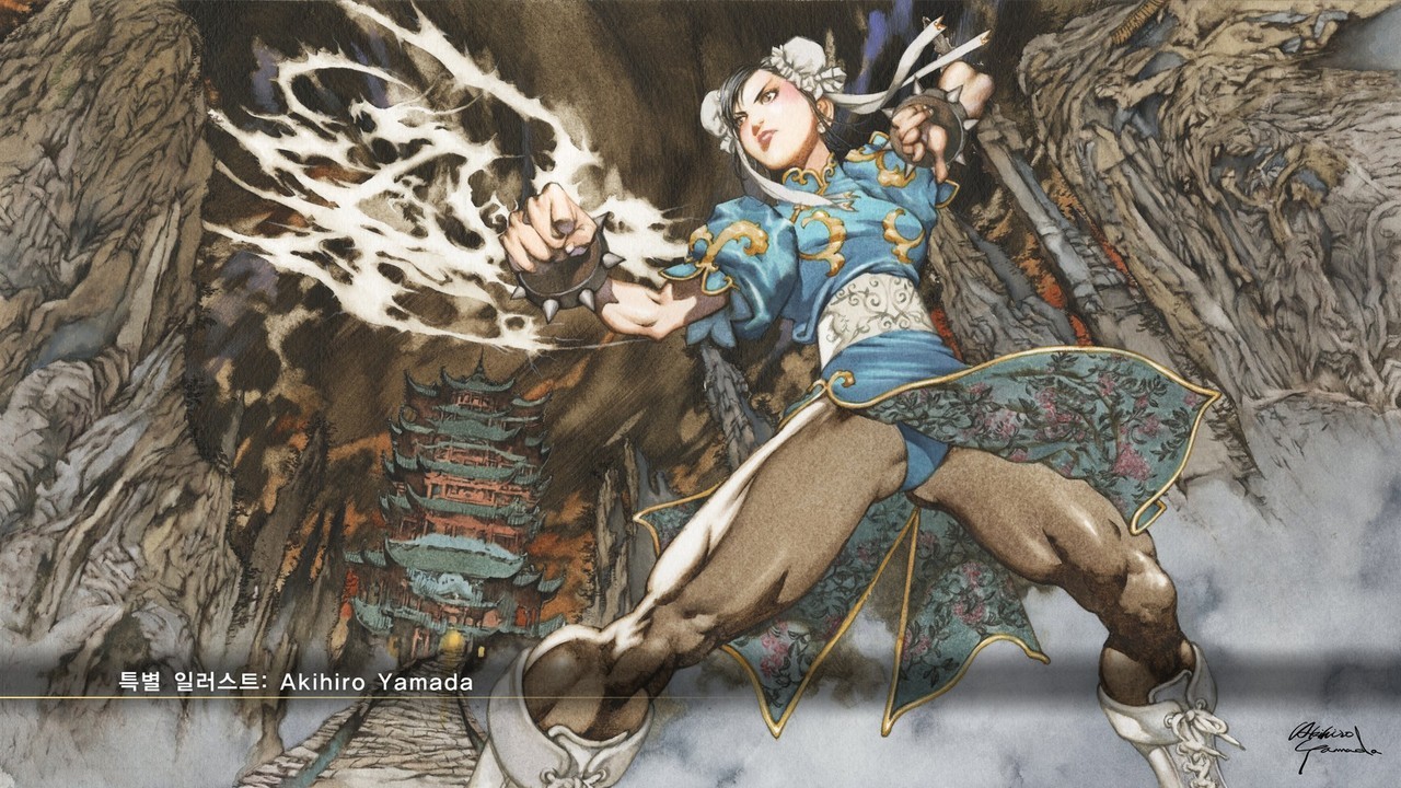 hershuargames:   Chun-li’s arcade ending(SF II) and illustrations   