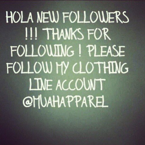 @MUAHAPPAREL #followforfollow #follow #followBACK #FASHION #ART #LOVE #STYLE #PLEASE #SWAG #DOPE #IL