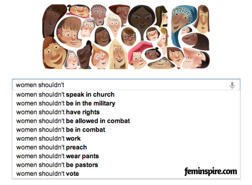 feminspire:  Remind me again why we need feminism? Oh, yeah. 