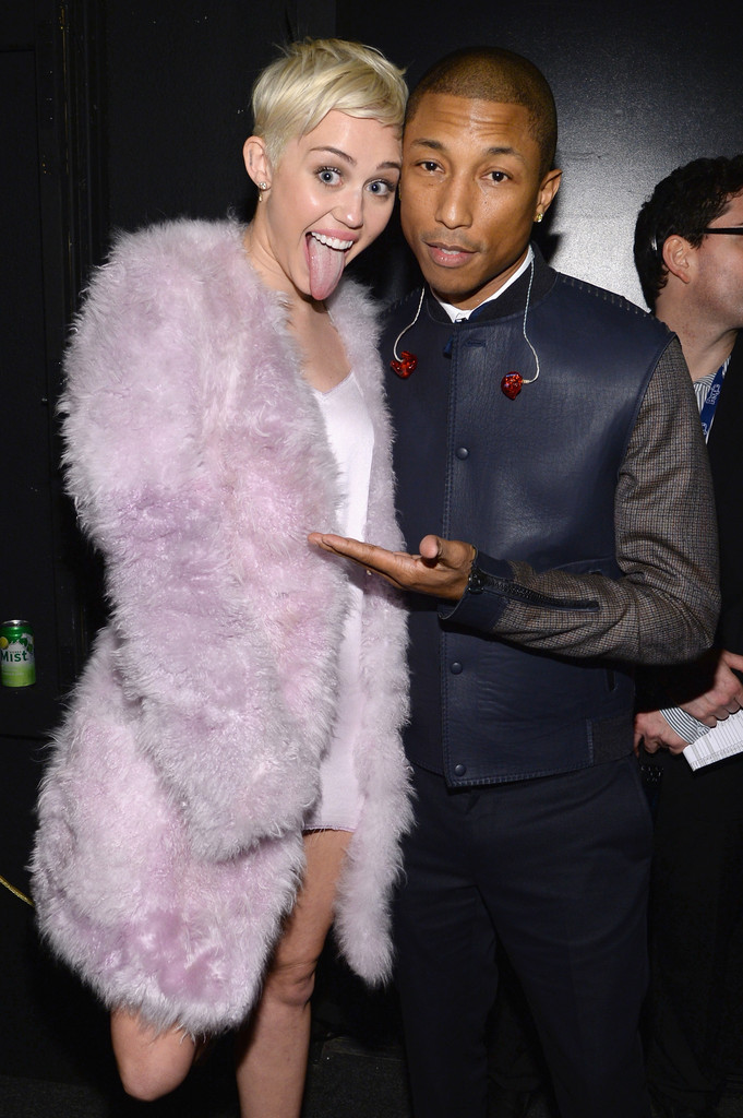 fuckyespharrell:  With Miley Cyrus