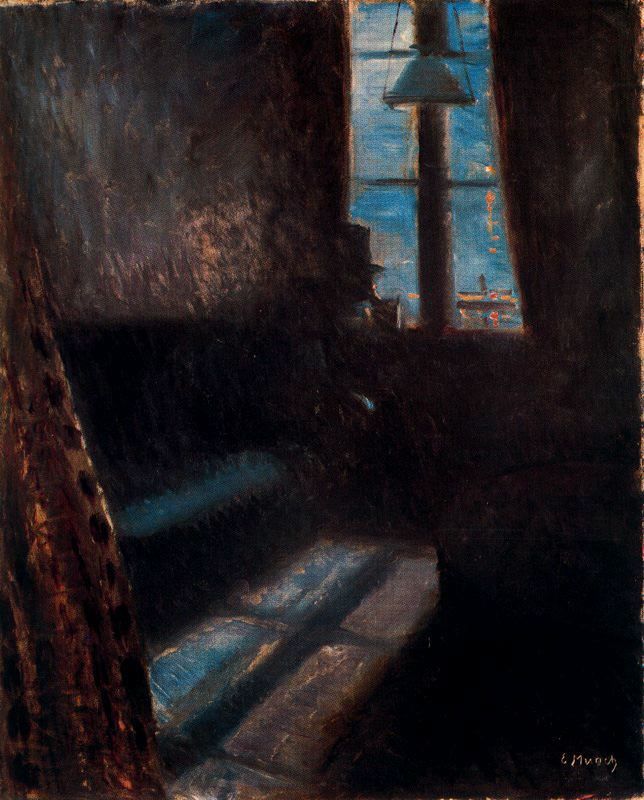 snowce:  Edvard Munch, Night in Saint Cloud, 1890 