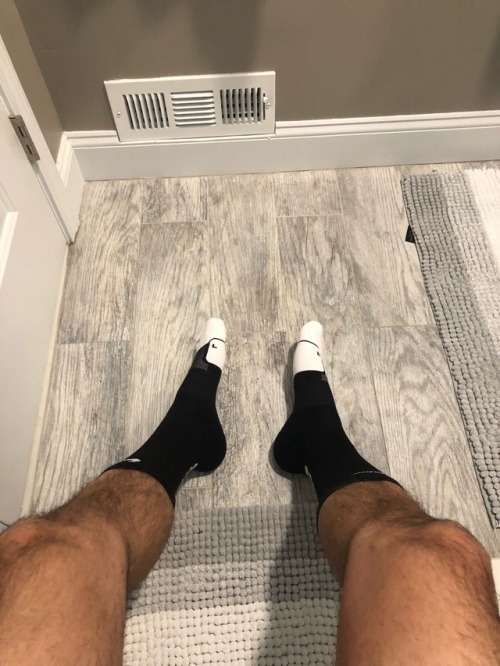 collegesocks22:  New Black and white nike porn pictures