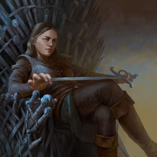 theoutcastrogue:Arya Stark by Elena Kononenko