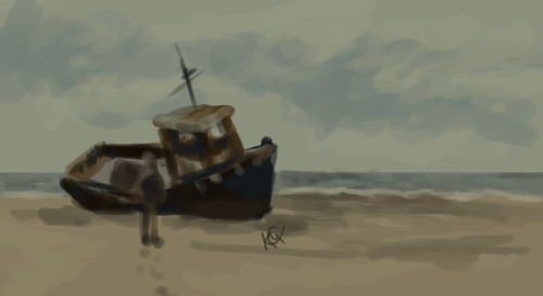 Some 10 minute speedpaints from movie screenshots as references