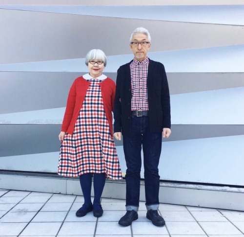 dainktellectual: sancty: This Japanese couple, who have been married for 37 years, share their match