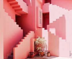 sulfur: La Muralla Roja, 1968 by architect Ricardo Bofill