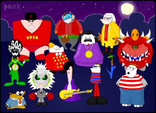 bawwsadface: ten years of homestar runner halloween costumes, 2000 - 2009 Omg !!