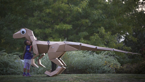 Become A Dinosaur With Lisa Glovers Cardboard Pterodactyls