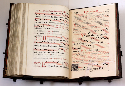 Unusual Cistercian Antiphonal from a French Monasterya beautiful book [600+ pages] which appears to 