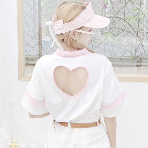 ♡ Hollow Heart Shirt - Buy Here ♡Discount Code: honey (10% off your purchase!!)Please like and reblo