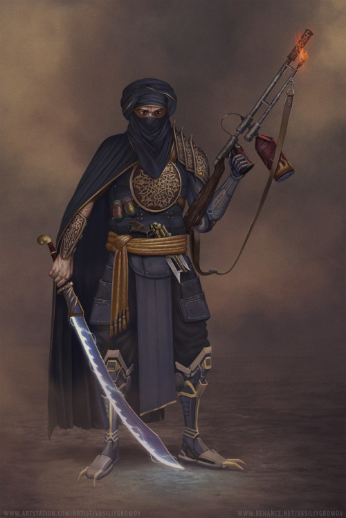 Desert Warrior by Vasiliy Gromov