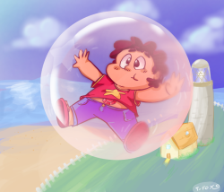 triinketfox:  Day 4: And Steven! Having some bubble trouble, buddy? 