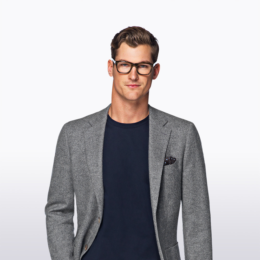 suitsupply:                   Loosen up for the weekend with this dark blue pure
