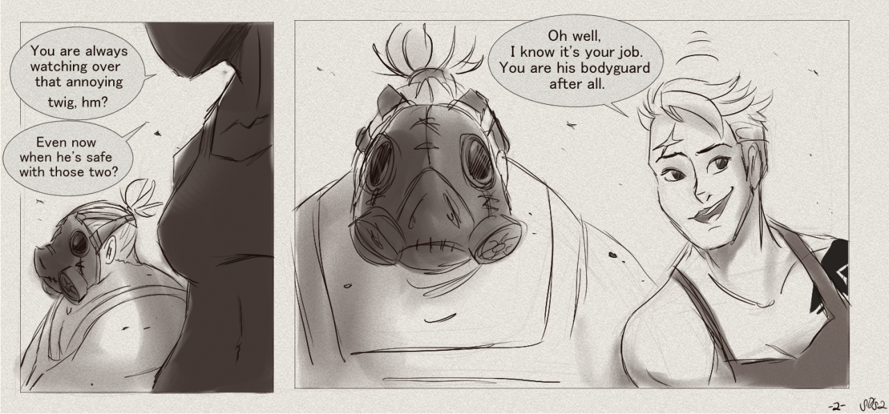 s0s2: Roadhog talks. A friend inspired me to do a sequel to this  Some interesting