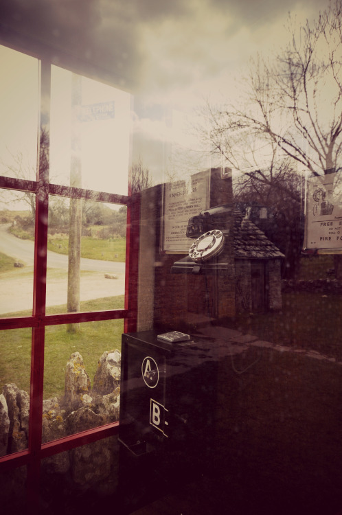 I took this through the glass of an old phone box in Tyneham Village. I like how you can see the ref