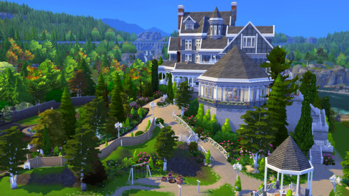Welcome To Hillcrest House! A Giant Manor Atop The Cliffs Of Brindleton Bay!